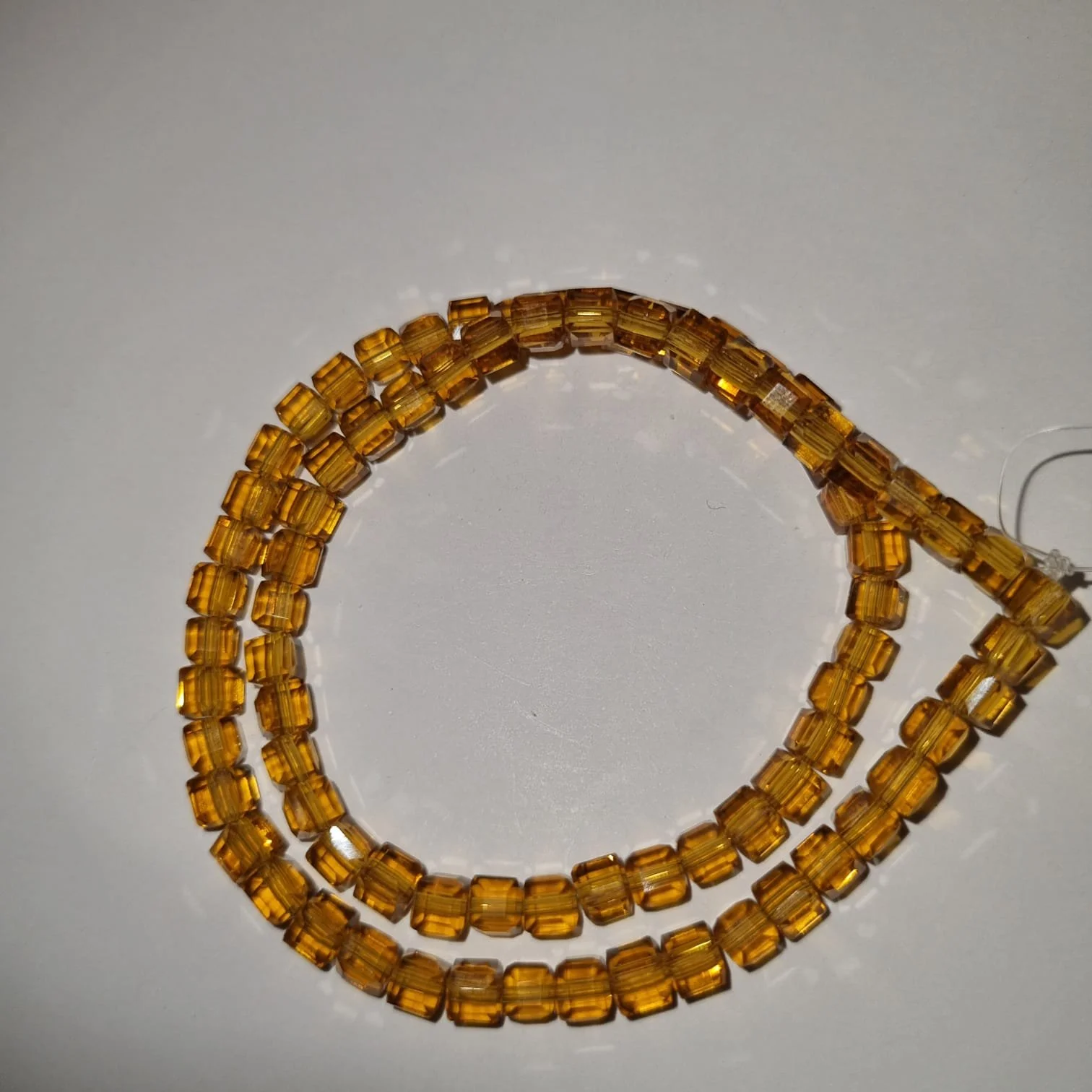 Square sales bead necklace
